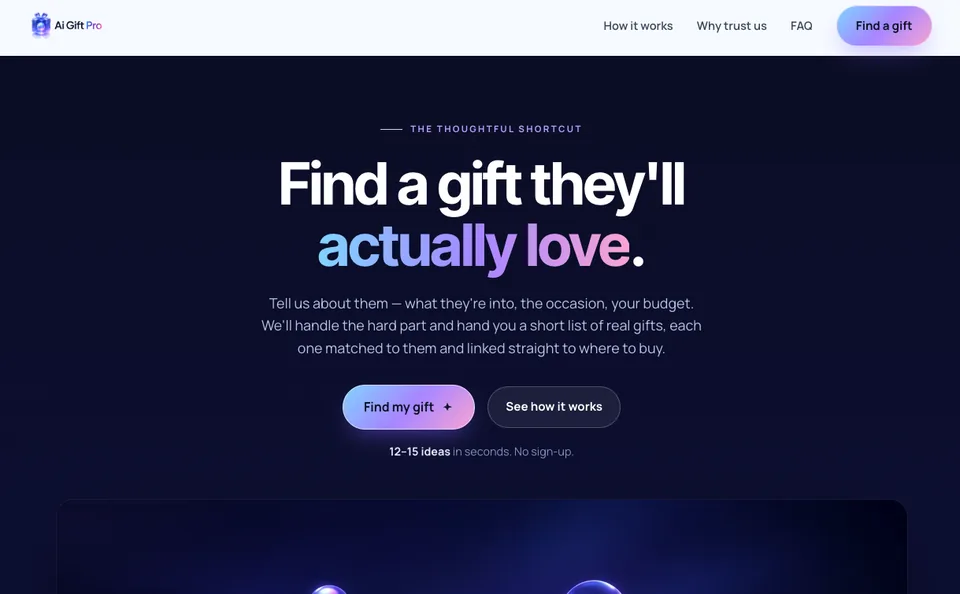 AI Gift Pro screenshot